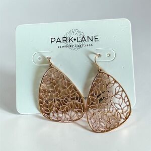Park Lane Rose Gold Filigree Earrings